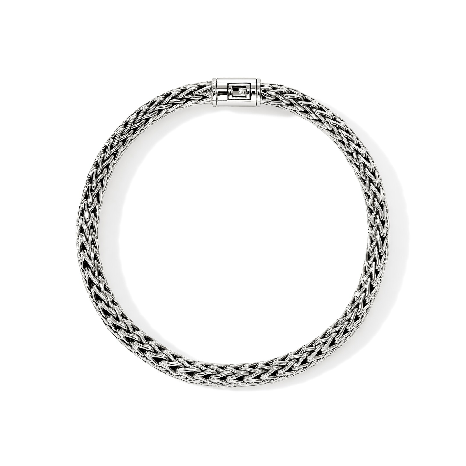 John Hardy Sterling Silver Icon Bracelet, 6.5mm - Size Extra Large