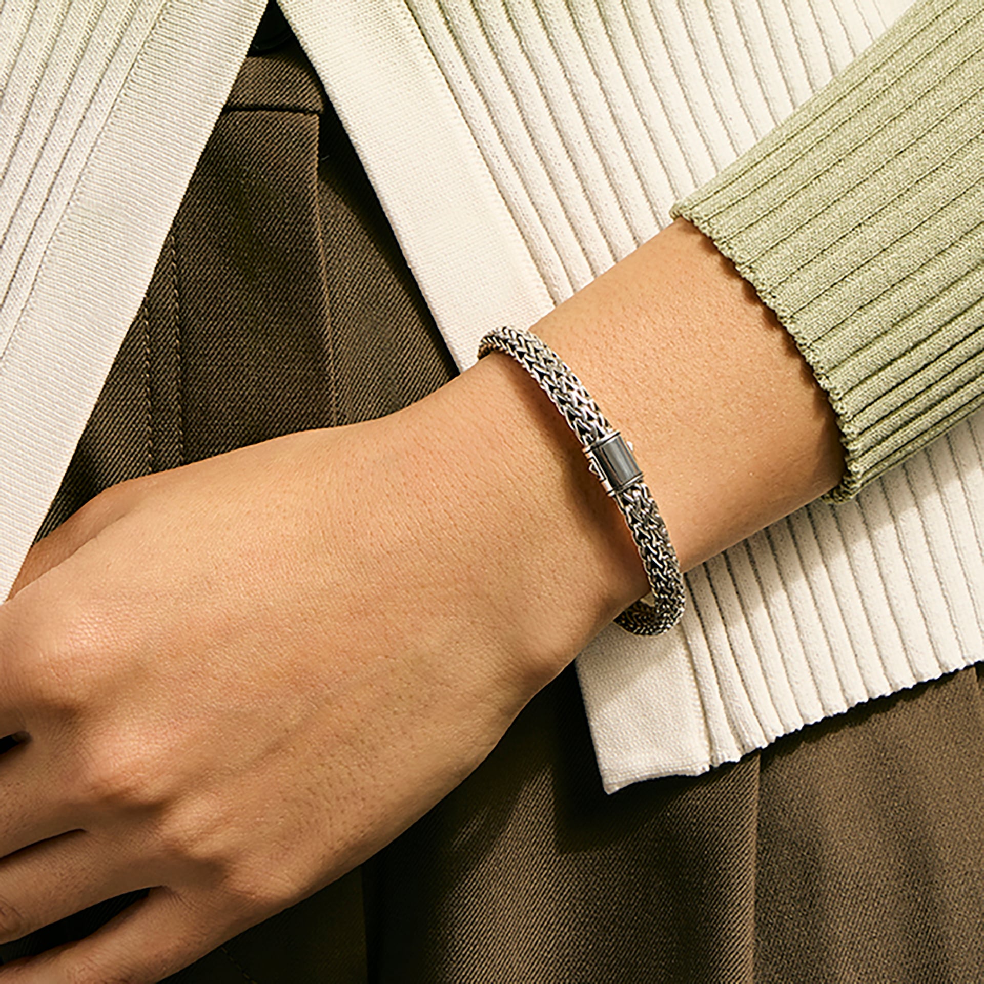 John Hardy Sterling Silver Icon Bracelet, 6.5mm - Size 2 x Extra Large John Hardy Sterling Silver Icon Bracelet, 6.5mm - Size 2 x Extra Large