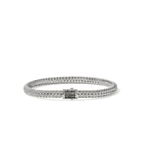 John Hardy Sterling Silver Icon Black Sapphire Bracelet, 5mm - Size Small
