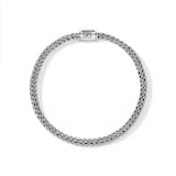 John Hardy Sterling Silver Icon Black Sapphire Bracelet, 5mm - Size Small