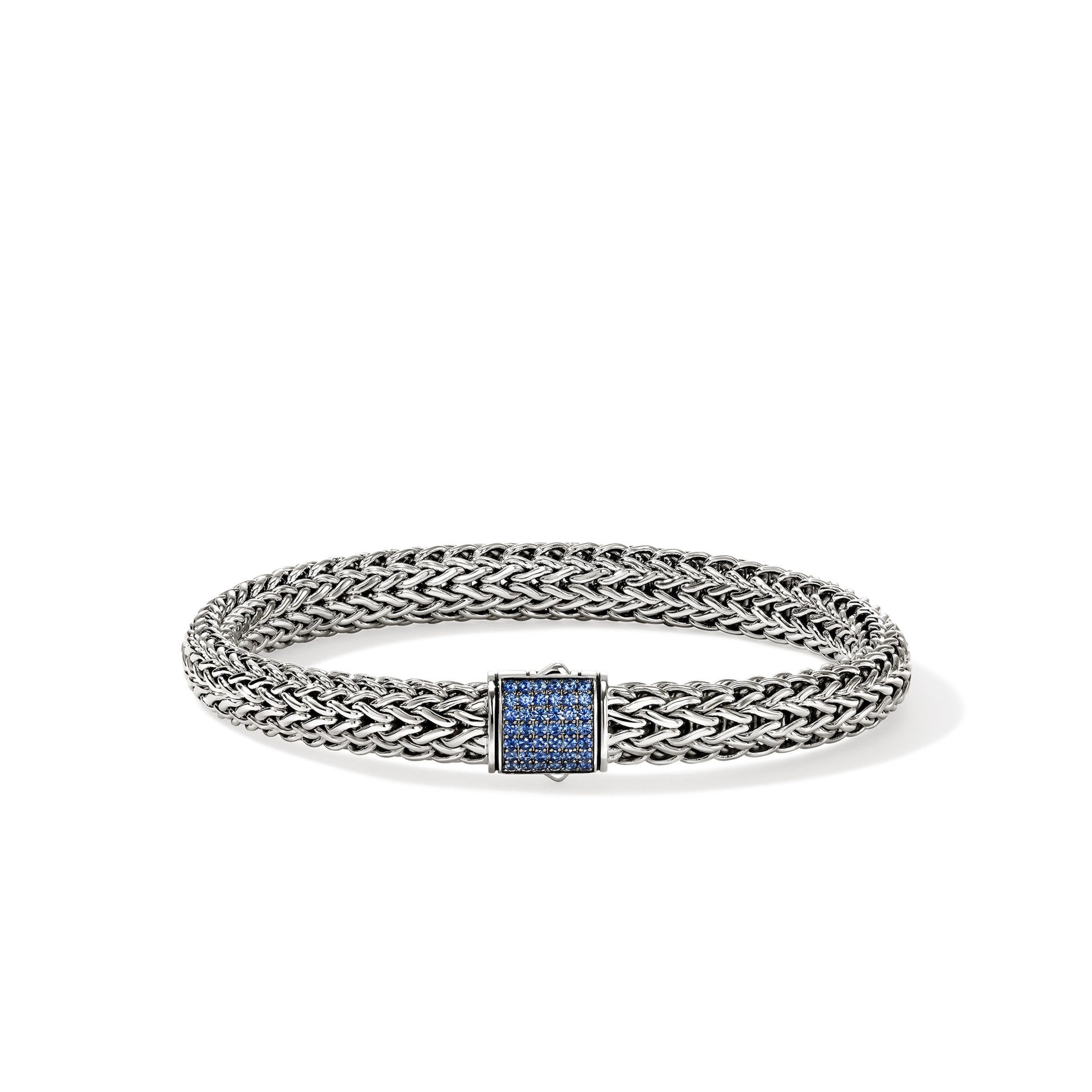 John Hardy Sterling Silver Icon Blue Sapphire Bracelet, 7.5mm - Size Large John Hardy Sterling Silver Icon Blue Sapphire Bracelet, 7.5mm - Size Large