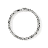 John Hardy Sterling Silver Icon Diamond Bracelet, 7.5mm - Size Large