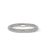 John Hardy Sterling Silver Icon Diamond Bracelet, 7.5mm - Size Large