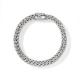 John Hardy Sterling Silver Icon Diamond Bracelet, 10.5mm - Size Small
