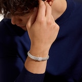 John Hardy Sterling Silver Icon Diamond Bracelet, 10.5mm - Size Small