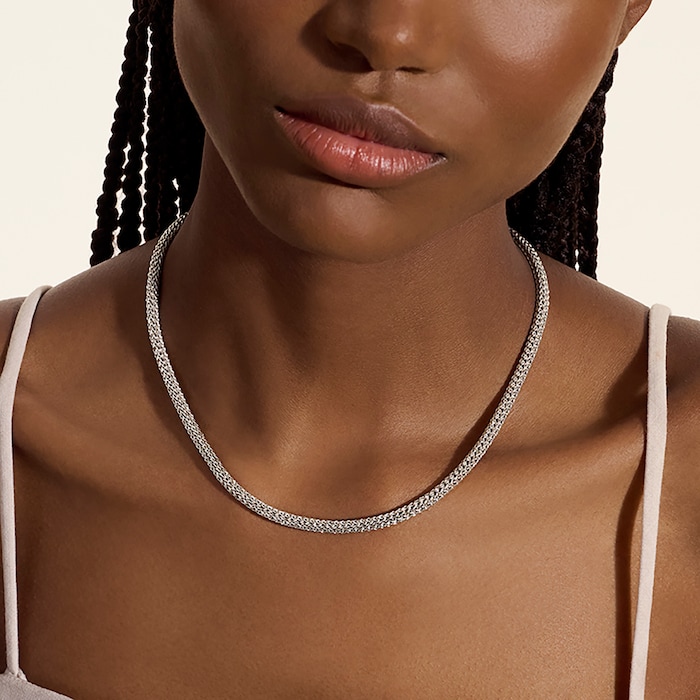 John Hardy Sterling Silver Icon Chain Necklace, 5mm - 16 inches