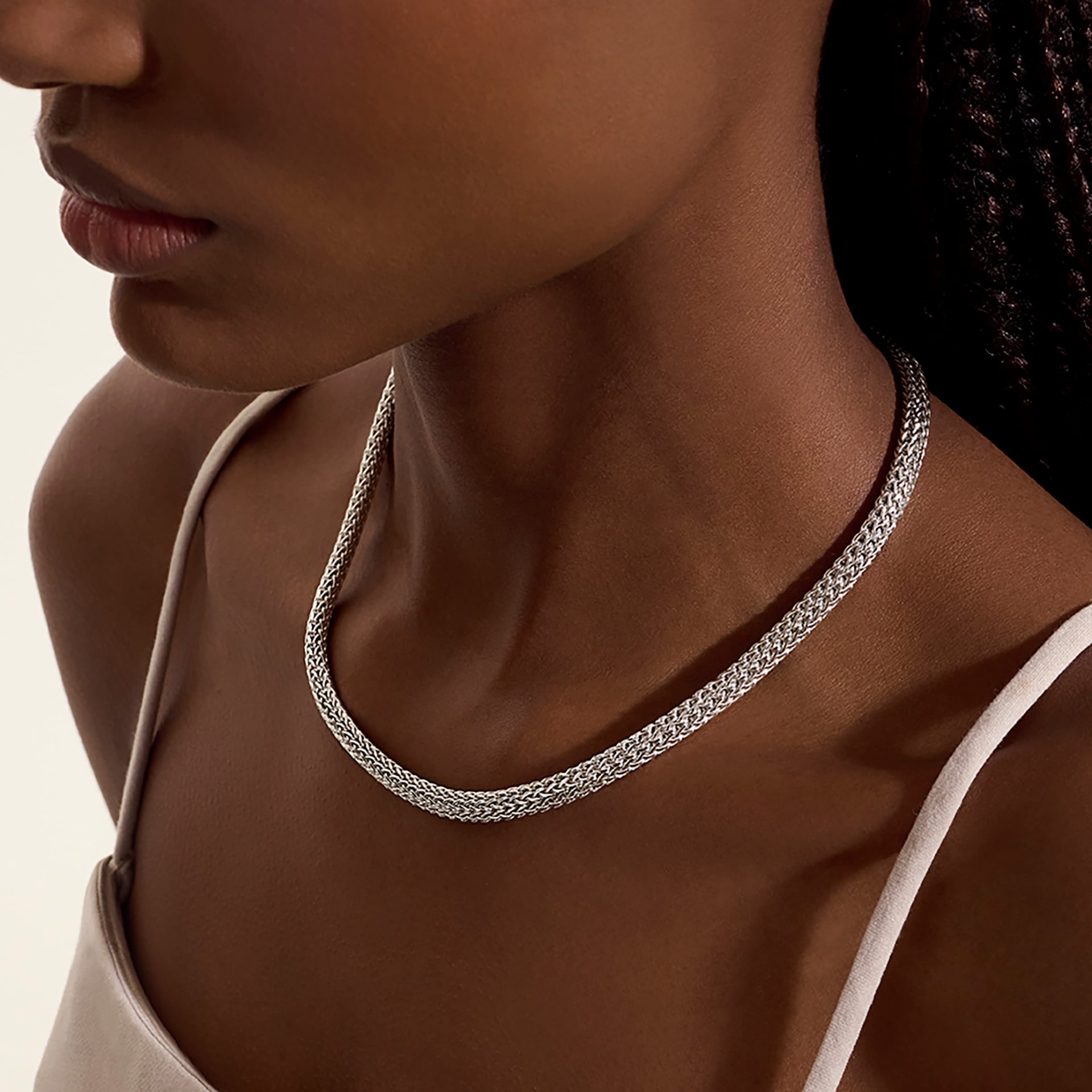 John Hardy Sterling Silver Icon Chain Necklace, 6.5mm - 16 inches