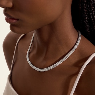 John Hardy Sterling Silver Icon Chain Necklace, 6.5mm - 18 inches