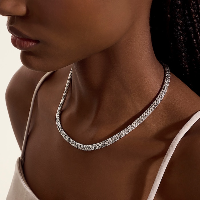 John Hardy Sterling Silver Icon Chain Necklace, 6.5mm - 20 inches