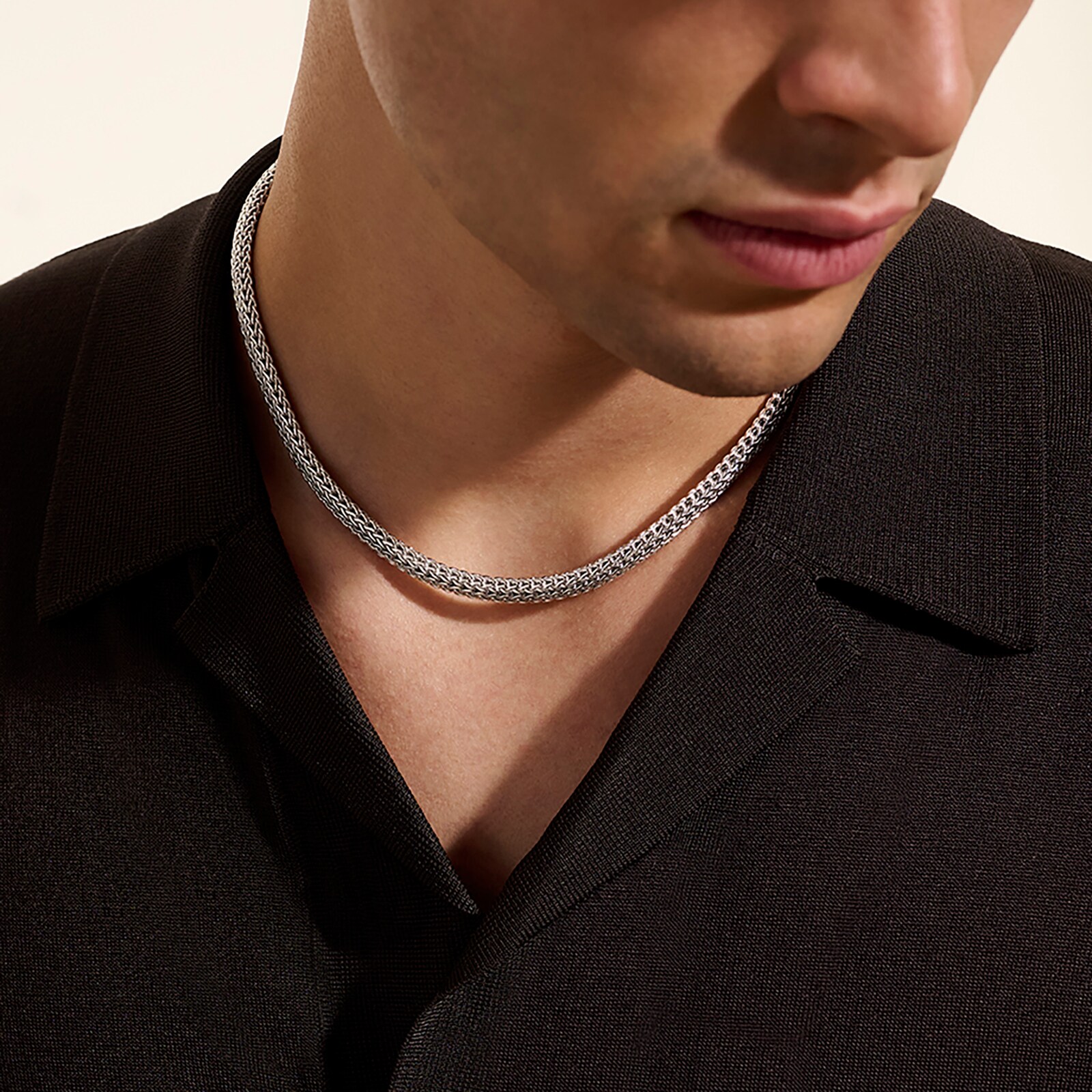 John Hardy Sterling Silver Icon Chain Necklace, 6.5mm - 22 inches