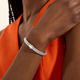John Hardy Sterling Silver & 14K Yellow Gold Reversible Bracelet, 6.5mm - Size Large
