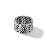 John Hardy Sterling Silver Icon Link Chain Ring, 12mm - Size 7
