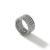 John Hardy Sterling Silver Icon Link Chain Ring, 12mm - Size 8