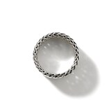 John Hardy Sterling Silver & 18K Yellow Gold Icon Chain Link Ring - Size 9