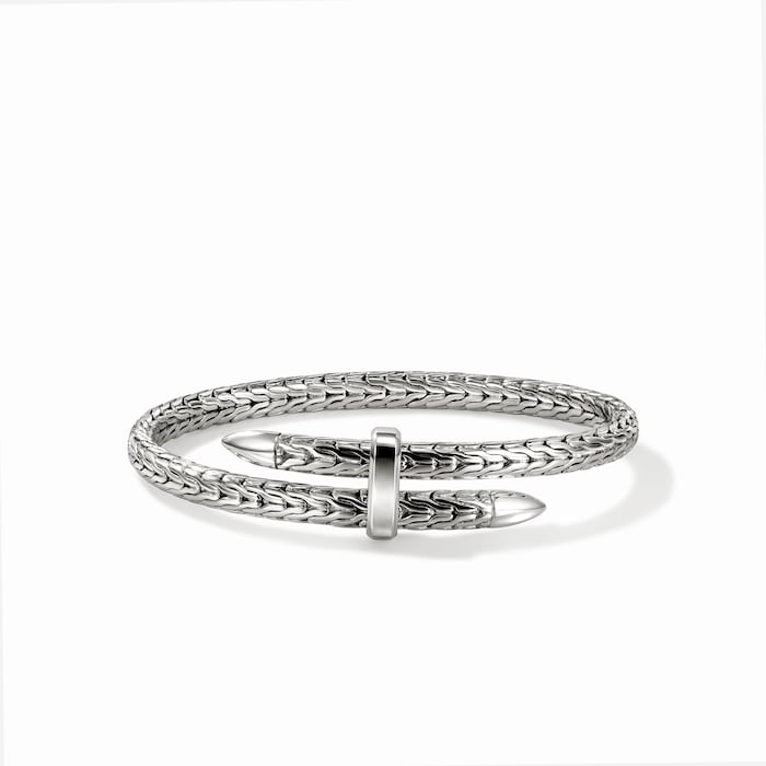 John Hardy Sterling Silver Spear Flex Cuff Bracelet, 5.5mm - Size Small