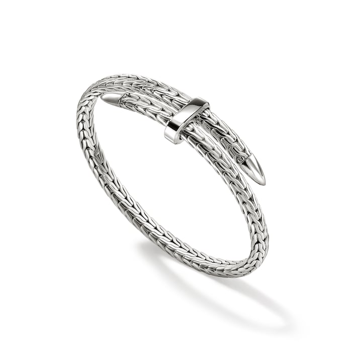 John Hardy Sterling Silver Spear Flex Cuff Bracelet, 5.5mm - Size Large