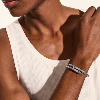 John Hardy Sterling Silver Spear Flex Cuff Bracelet, 5.5mm - Size Extra Large