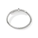 John Hardy Sterling Silver Spear Black Sapphire Flex Cuff Bracelet, 5.5mm - Size Large