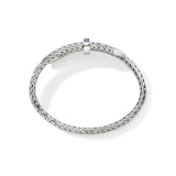 John Hardy Sterling Silver Spear Blue Sapphire Flex Cuff Bracelet, 5.5mm - Size Small