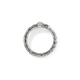 John Hardy Sterling Silver Spear Diamond Ring - Size 6