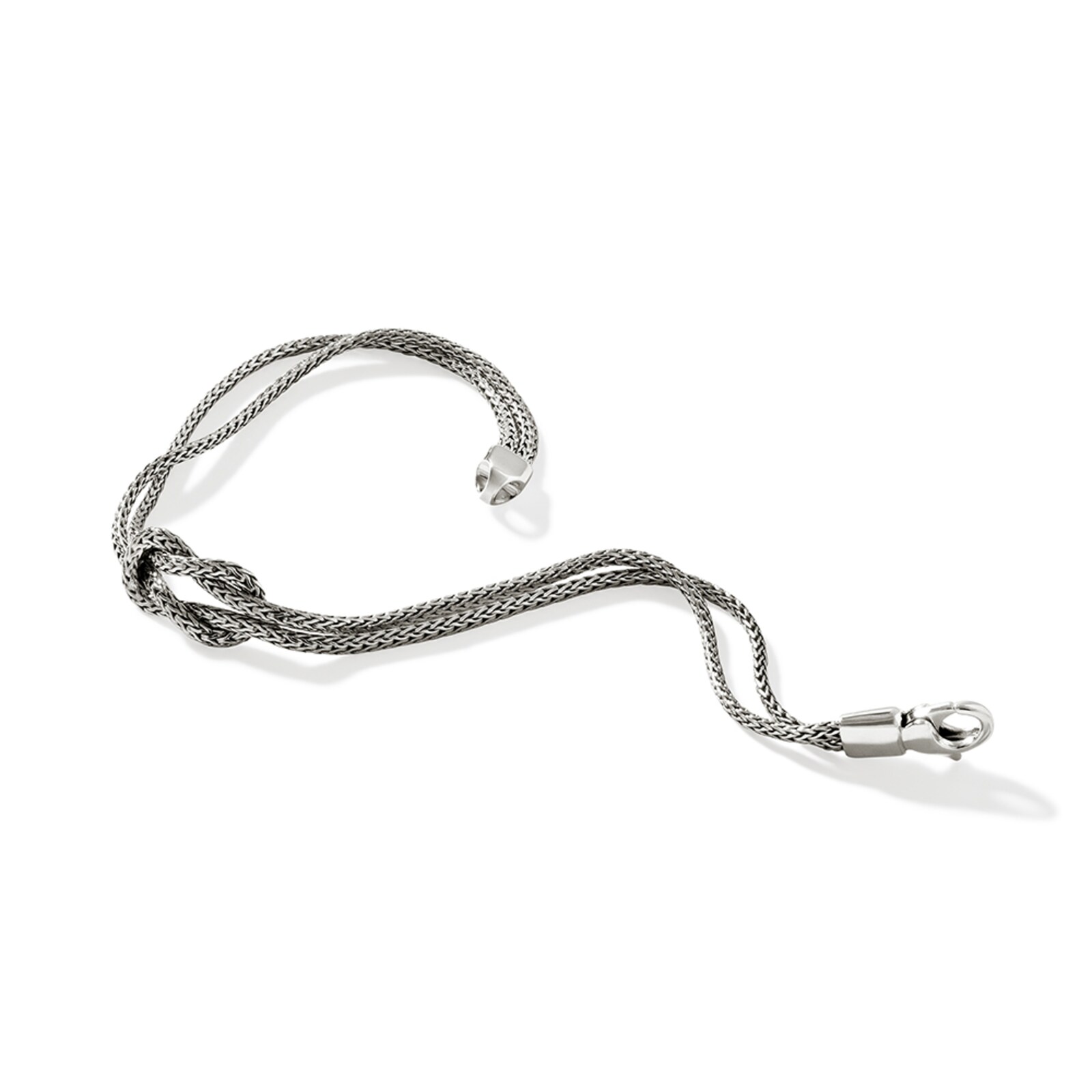 John Hardy Sterling Silver Love Knot Bracelet, 3.6mm - Size Extra Large