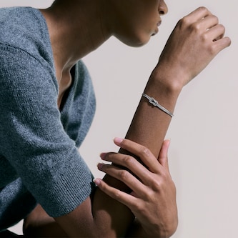 John Hardy Sterling Silver Love Knot Bracelet, 3.6mm - Size 2 x Extra Large