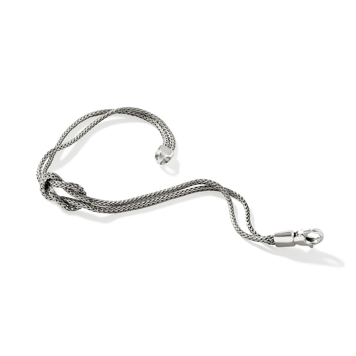John Hardy Sterling Silver Love Knot Bracelet, 3.6mm - Size 2 x Extra Large