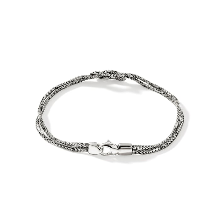 John Hardy Sterling Silver Love Knot Bracelet, 3.6mm - Size 2 x Extra Large