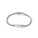 John Hardy Sterling Silver Love Knot Bracelet, 3.6mm - Size 2 x Extra Large