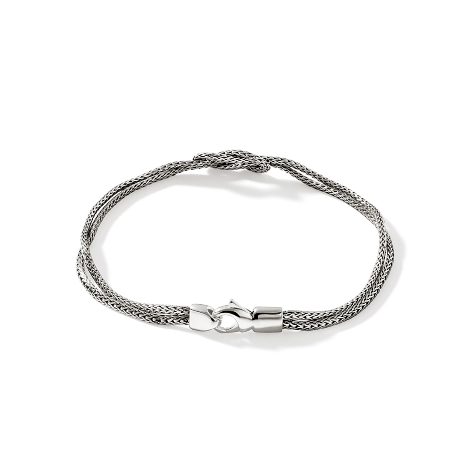 John Hardy Sterling Silver Love Knot Bracelet, 3.6mm - Size 2 x Extra Large