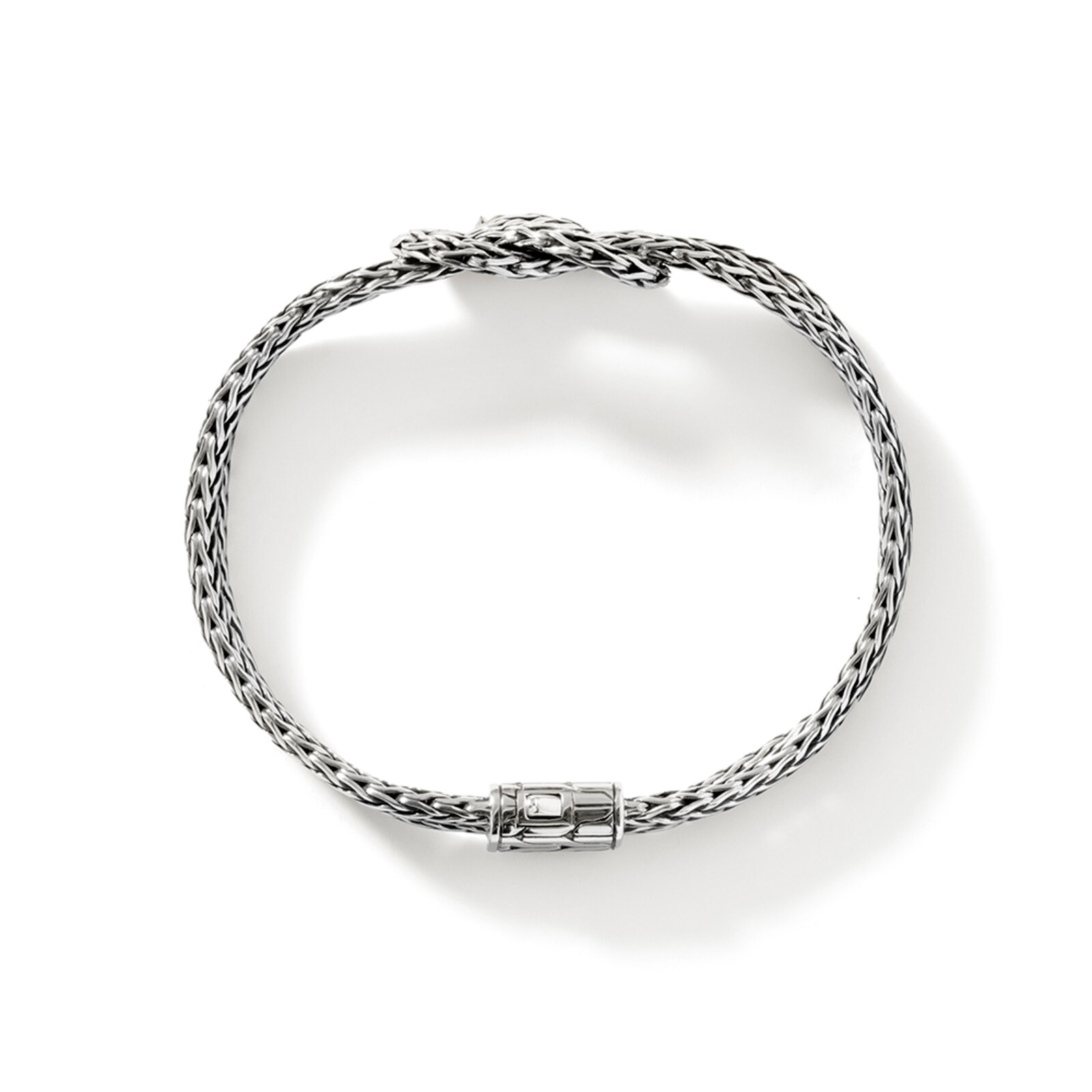 John Hardy Sterling Silver Love Knot Bracelet, 7mm - Size Large