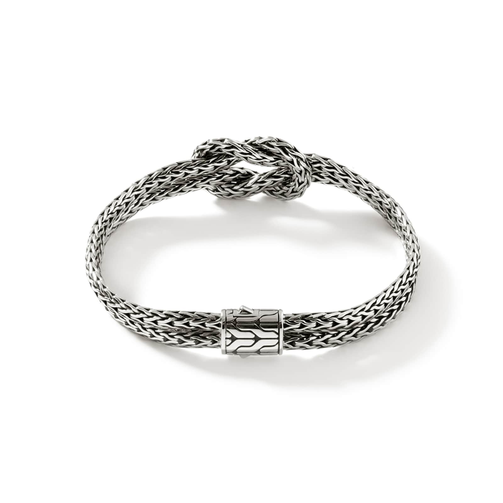John Hardy Sterling Silver Love Knot Bracelet, 7mm - Size Extra Large