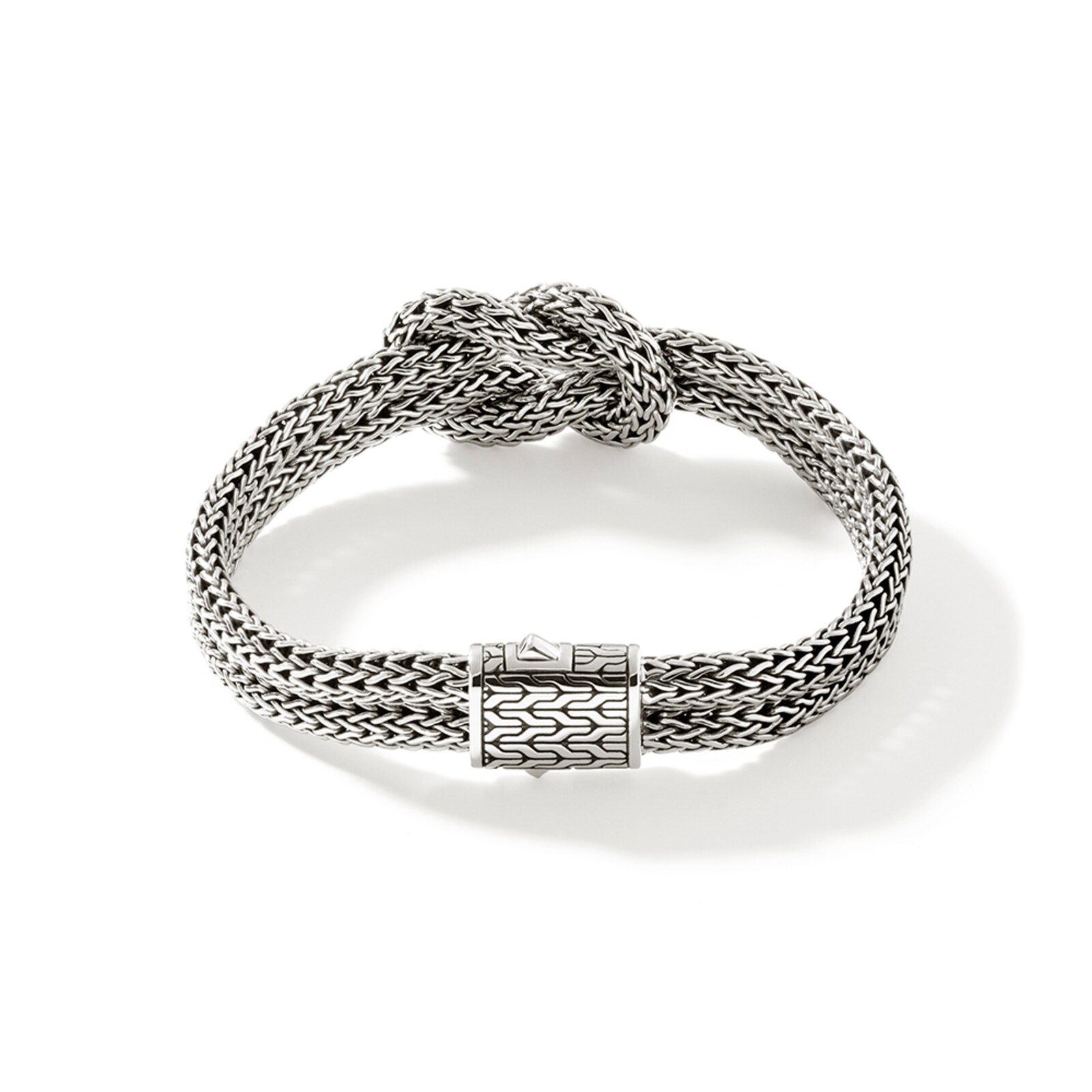 John Hardy Sterling Silver Love Knot Bracelet, 10mm - Size Large