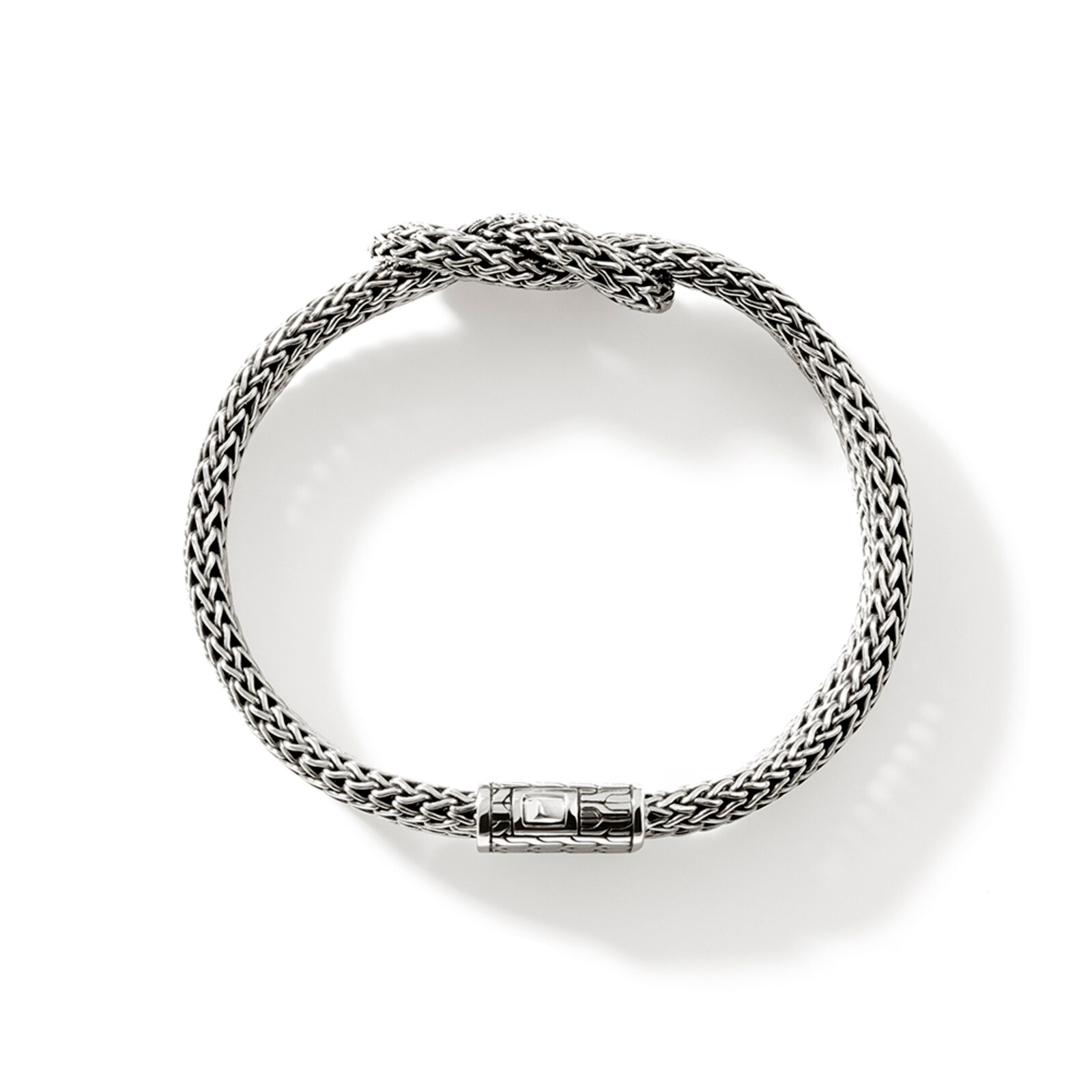 John Hardy Sterling Silver Love Knot Bracelet, 10mm - Size Extra Large