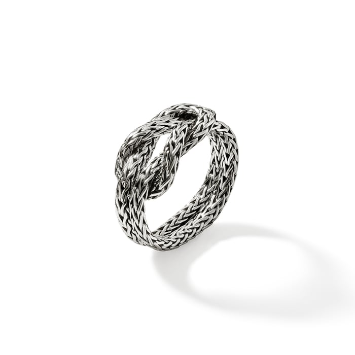 John Hardy Sterling Silver Love Knot Ring, 5mm - Size 9