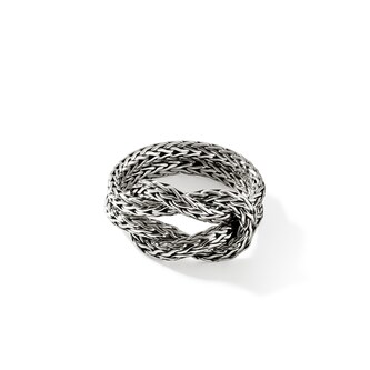 John Hardy Sterling Silver Love Knot Ring, 5mm - Size 10