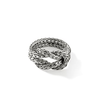 John Hardy Sterling Silver Love Knot Ring, 5mm - Size 11