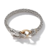 John Hardy Sterling Silver & 18K Yellow Gold Naga Bracelet, 6mm - Size Medium