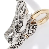 John Hardy Sterling Silver & 18K Yellow Gold Naga Bracelet, 6mm - Size Medium