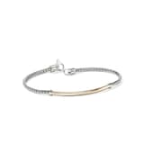 John Hardy Sterling Silver & 14K Yellow Gold JH Essential Bracelet, 2.5mm - Size Small