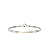 John Hardy Sterling Silver & 14K Yellow Gold JH Essential Bracelet, 2.5mm - Size Large