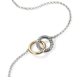 John Hardy Sterling Silver & 14K Yellow Gold JH Essential Linked Necklace, 2mm