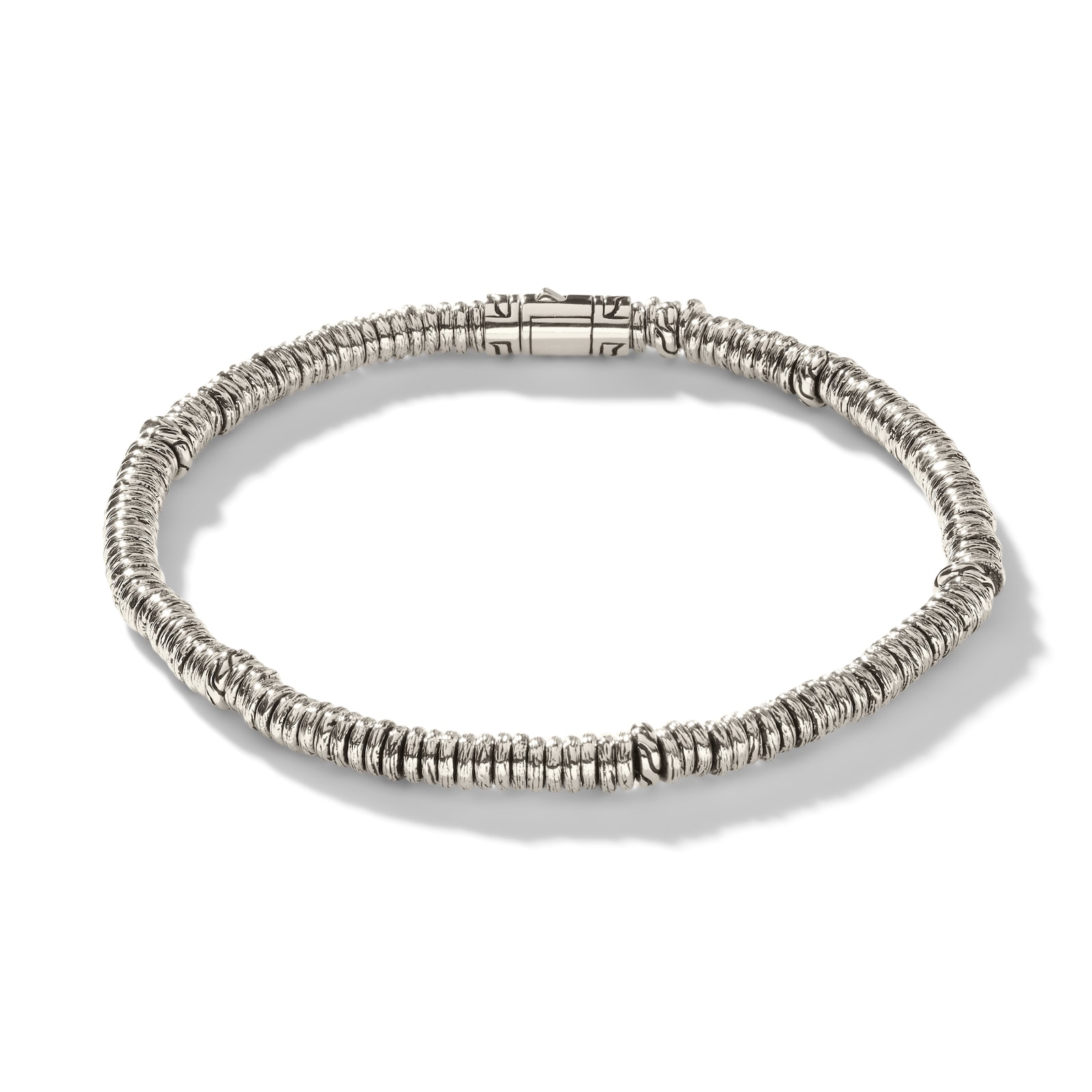 John Hardy Sterling Silver Heishi Bracelet, 4mm - Size Small