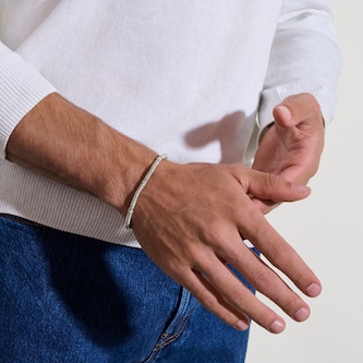 John Hardy Sterling Silver Heishi Bracelet, 4mm - Size Small