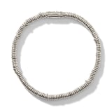 John Hardy Sterling Silver Heishi Bracelet, 4mm - Size Medium