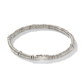 John Hardy Sterling Silver Heishi Bracelet, 4mm - Size Medium