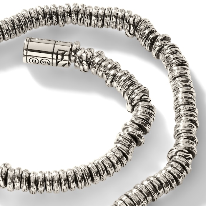John Hardy Sterling Silver Heishi Bracelet, 4mm - Size Medium