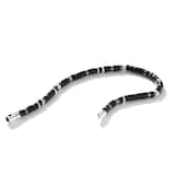 John Hardy Sterling Silver Heishi Black Onyx Bracelet - Size Extra Large