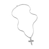 John Hardy Sterling Silver Cross Pendant Necklace, 2.7mm - 22 inches