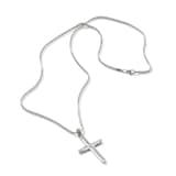 John Hardy Sterling Silver Cross Pendant Necklace, 2.7mm - 22 inches